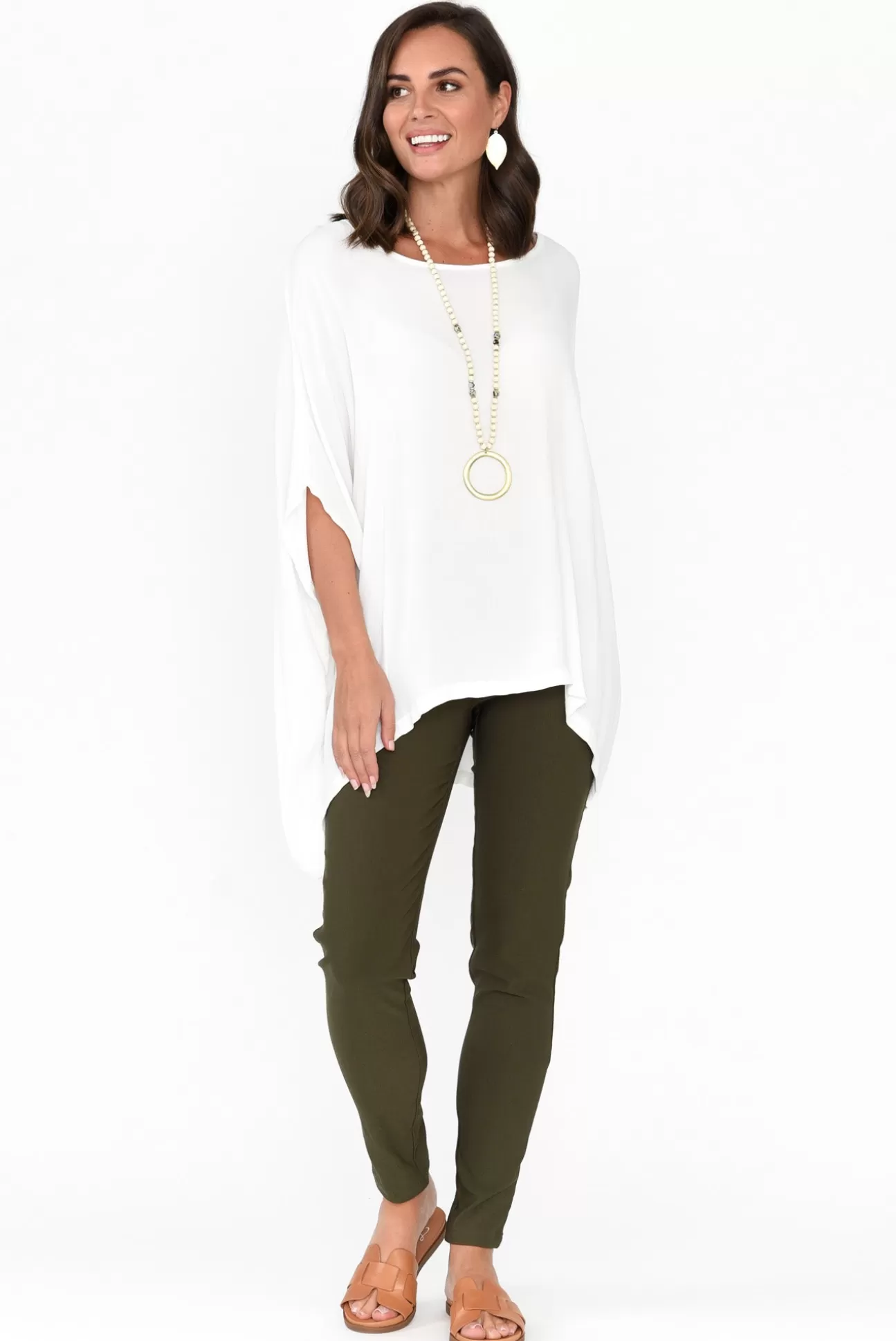 Tirelli Olympia Khaki Straight Pant Sale